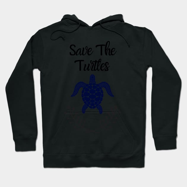 Save The Turtles Hoodie by VeganShirtly